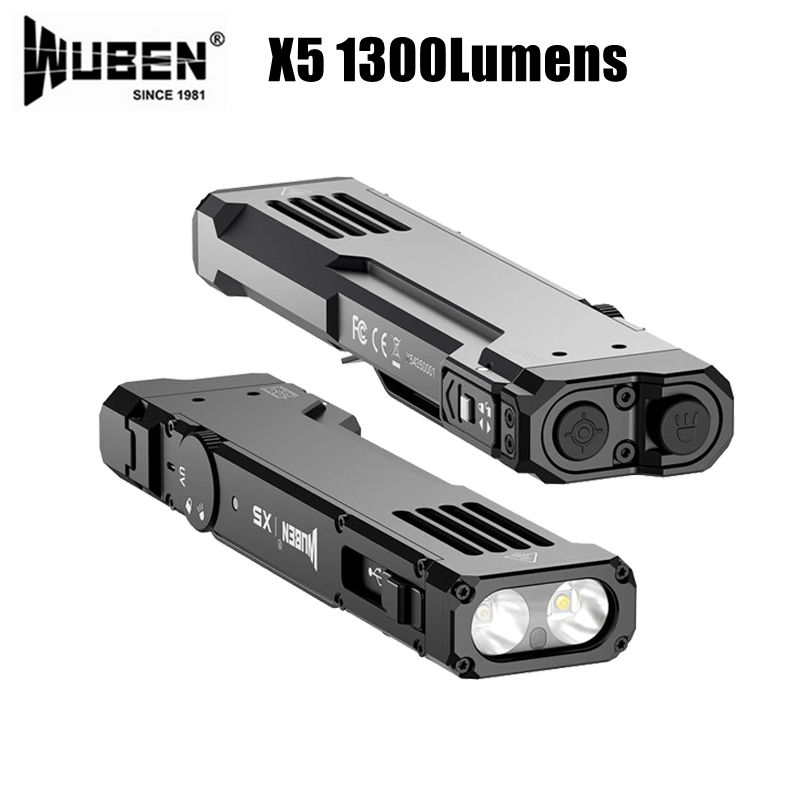 Edc Carry Flashlight - Lanterna Compacta WUBEN X5 EDC 1300