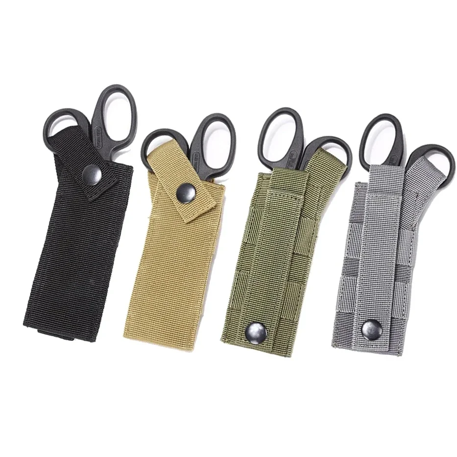 Edc Carry Flashlight - Molle tático tesoura médica bolsa lanterna