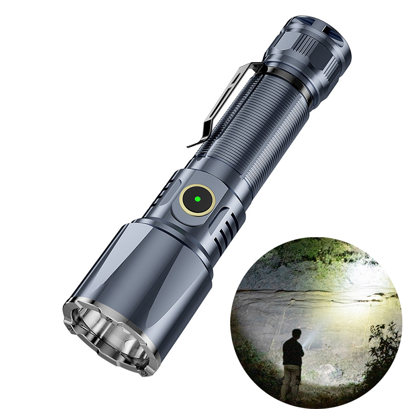 Edc Carry Flashlight - Portátil EDC USB Recarregável Lanterna LED,