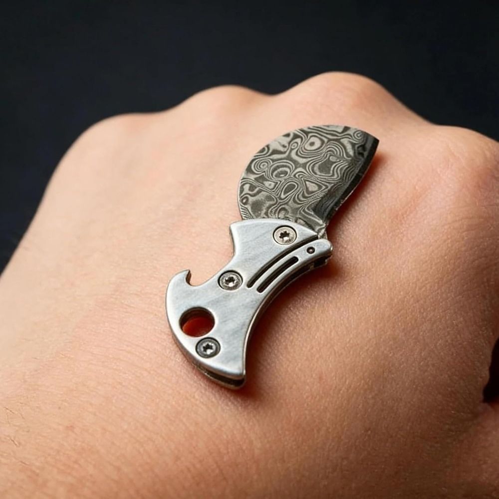 Edc Every Day Carry おもちゃ - Abridor de Garrafas Portátil de Titânio: