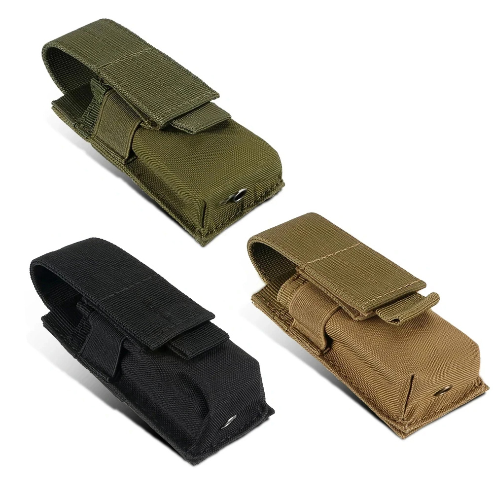 Edc Carry Flashlight - Bolsa de cintura molle modular: lanterna/9mm