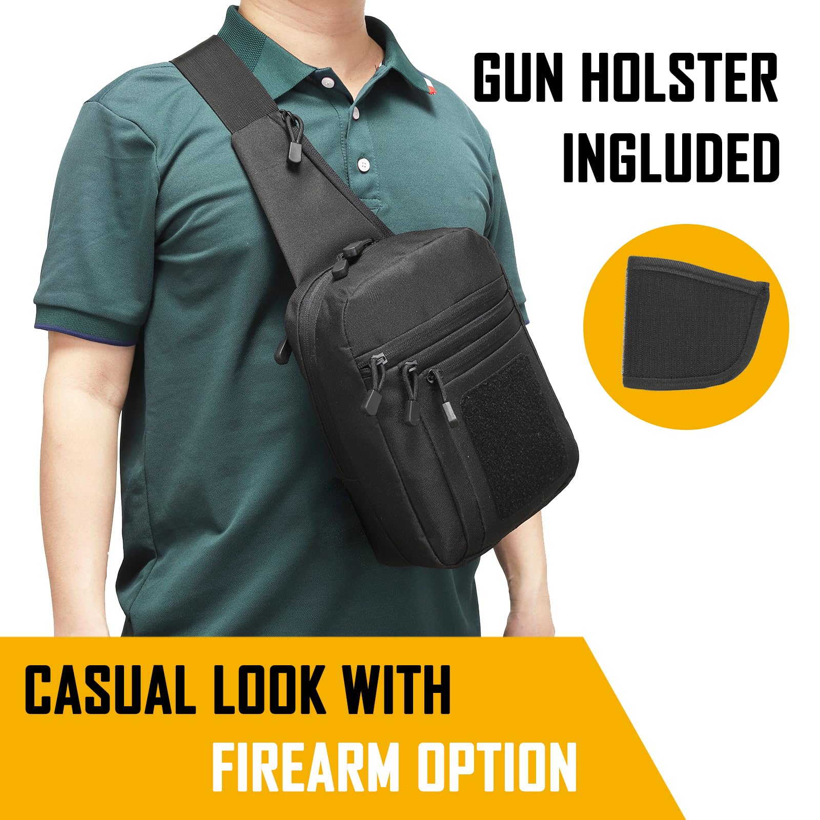 Bolsa crossbody de transporte  - Edc Carry Gun avaliação e preço