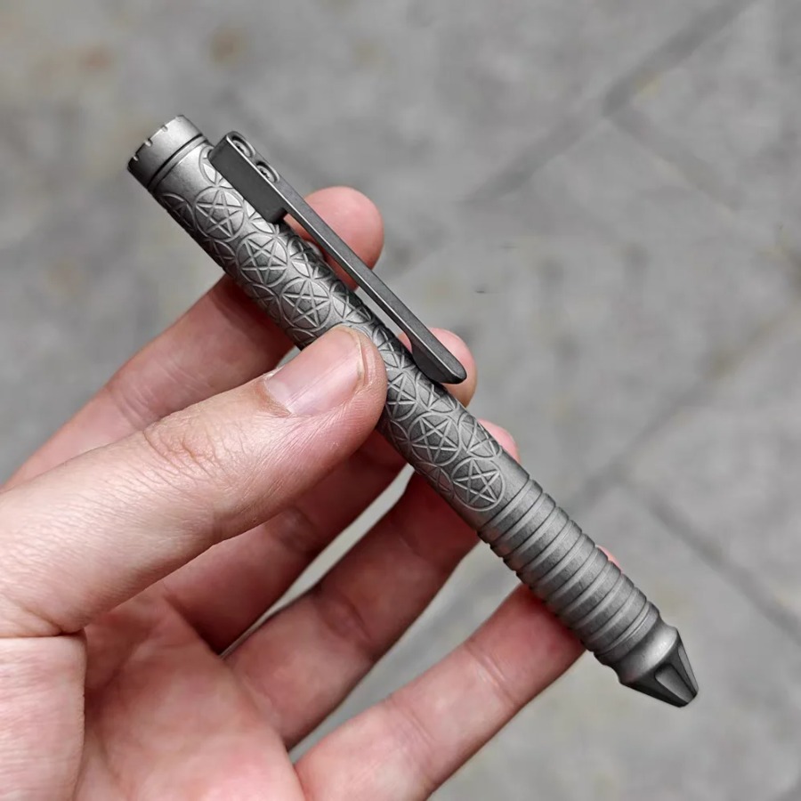 Caneta de Titânio TC4 para EDC - Edc Every Day Carry おもちゃ avaliação e preço