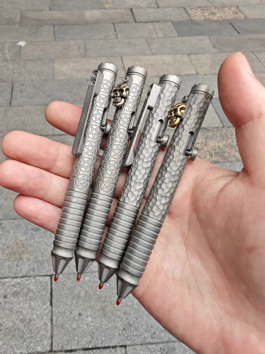 Caneta de Titânio TC4 para EDC - Edc Every Day Carry おもちゃ avaliação e preço