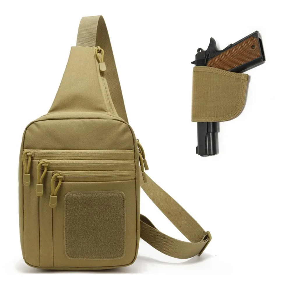 Novo saco de peito tático cold - Edc Pistol Carry Bag avaliação e preço