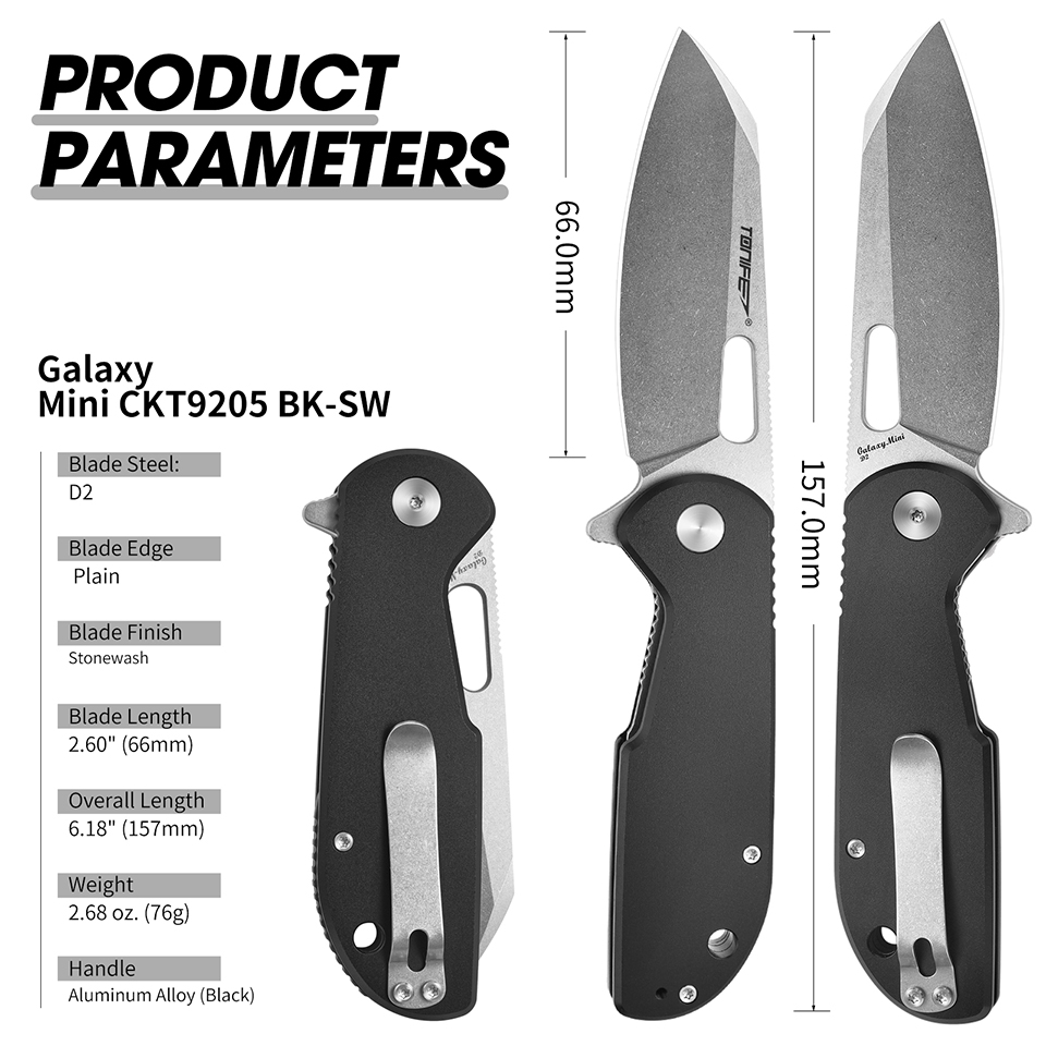 Faca dobrável TONIFE Galaxy Mi - Edc Every Day Carry おもちゃ avaliação e preço